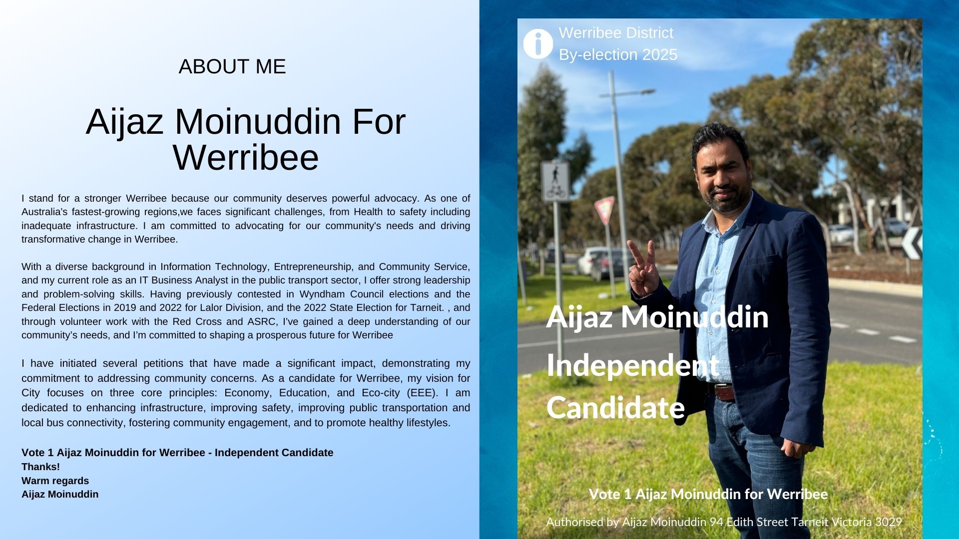 Aijaz Moinuddin About Me